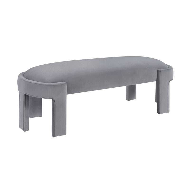 Home Elegance Flux Gray Bench