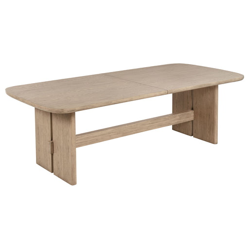 Coaster Furniture Kailani Beige Oak Rectangular Dining Table