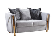Galaxy Home Chanelle Gray Loveseat