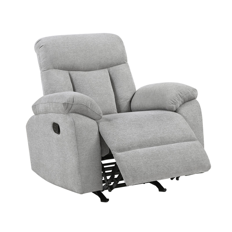 Home Elegance Jules Gray Rocker Reclining Chair