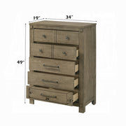 Acme Furniture Colton Antique White Oak Chest
