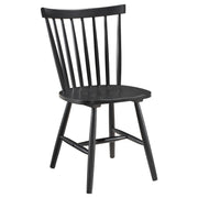 2 Coaster Furniture Hollyoak Black Dining Side Chairs