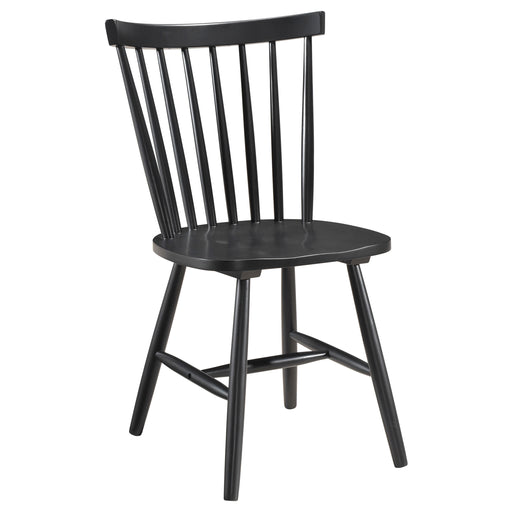 2 Coaster Furniture Hollyoak Black Dining Side Chairs