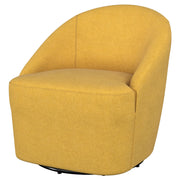 Coaster Furniture Leon Mustard Yellow Accent Swivel Chair