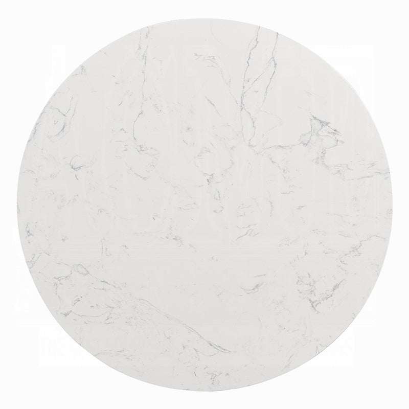 Acme Furniture Jaramillo White Natural Black Coffee Table