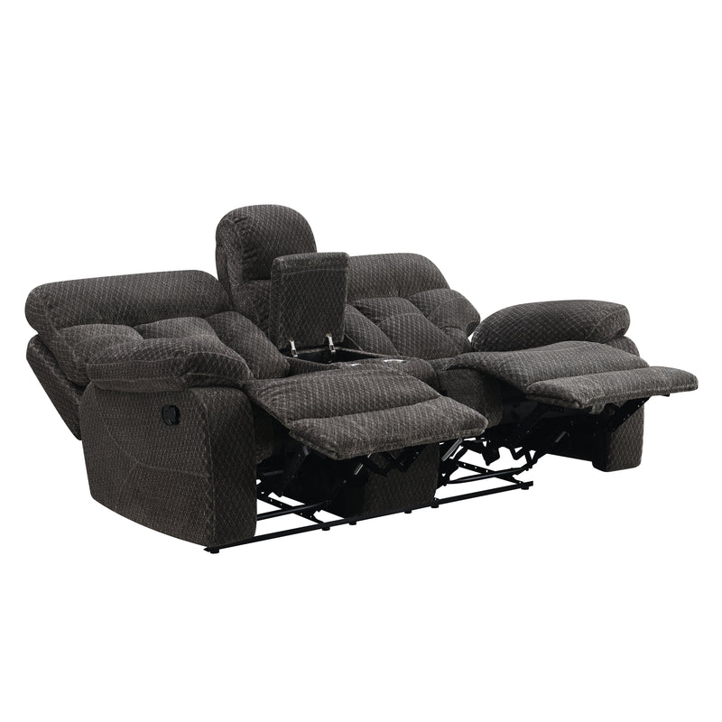 New Classic Furniture Bravo Charcoal Console Loveseat