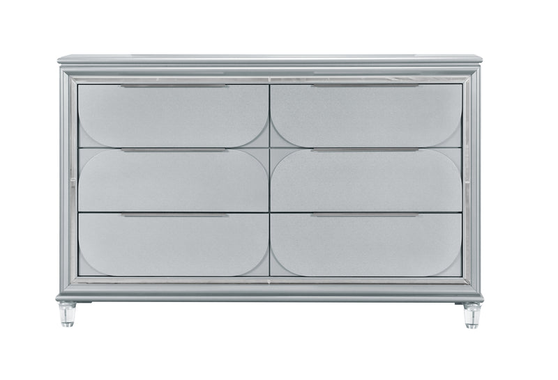 Global Furniture Caleb Silver Dresser