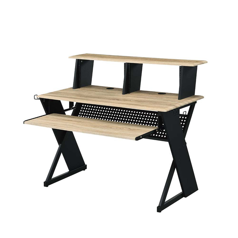 Acme Furniture Humanity Natural Black Music Desk