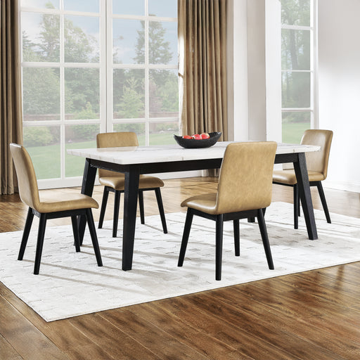 Steve Silver Vida Black White 5pc Dining Set