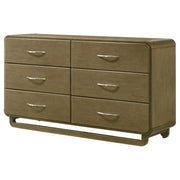 Coaster Furniture Amsbury Nutmeg Brown 6 Drawer Dresser