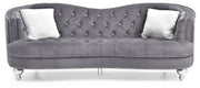 Glory Furniture Jewel Blue Velvet Sofa