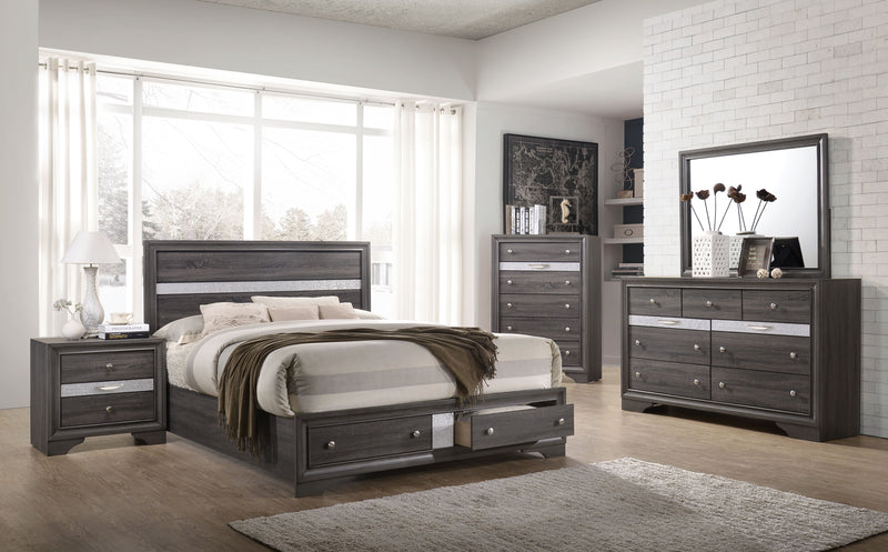 Galaxy Home Matrix Black Drawer Chest