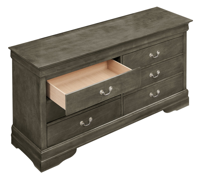 Glory Furniture Louis Phillipe Gray Dresser