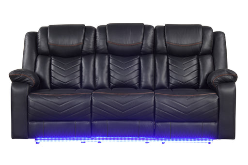 Galaxy Home Challenger Black Sofa