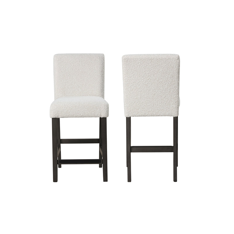 2 New Classic Furniture High Line White Counter Chairs