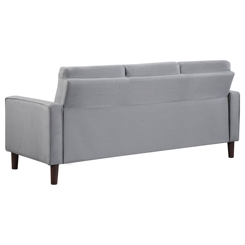 Coaster Furniture Bowen Beige Upholstered Arms Tufted Sofa