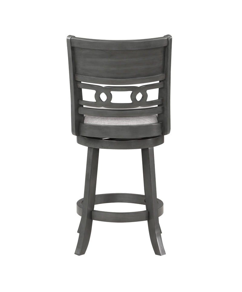 New Classic Furniture Gia Gray Swivel Barstool