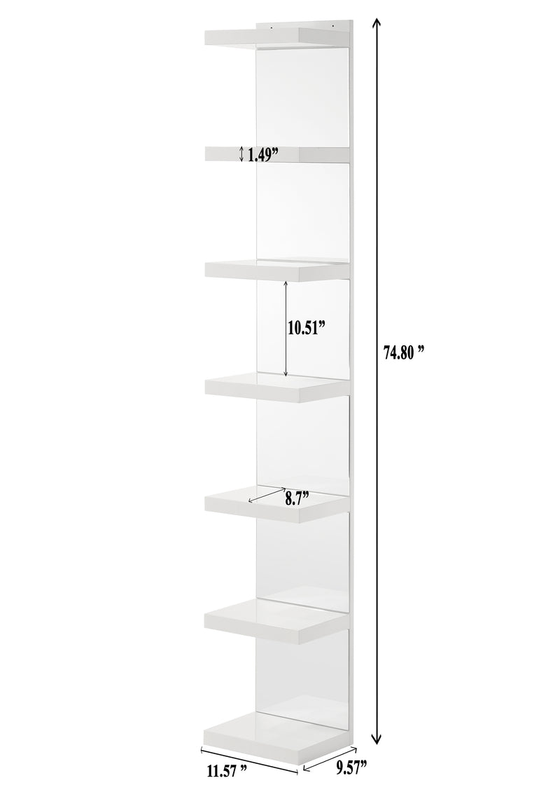 Crown Mark Luxo White Rack