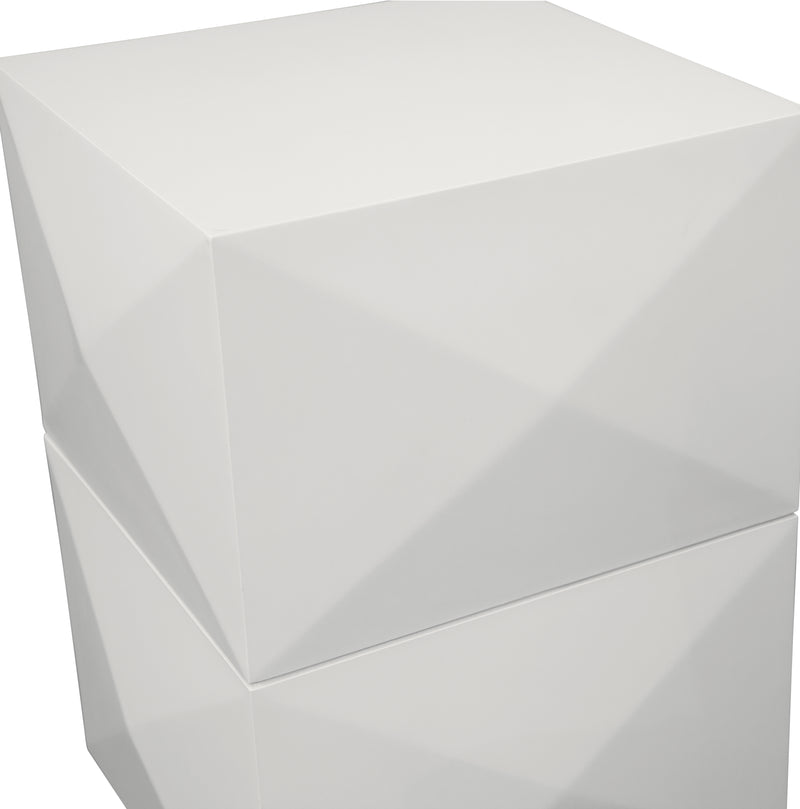 Steve Silver Malibu White Side Table