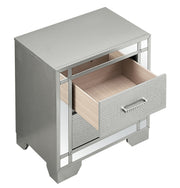 Glory Furniture Madison Silver Champagne Nightstand