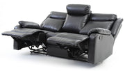 Glory Furniture Ward Pearl Faux Leather Double Reclining Sofa