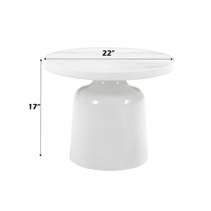 Acme Furniture Zaid White End Table