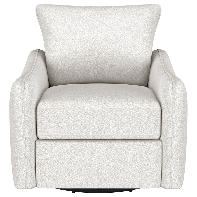 Coaster Furniture Madia Vanilla Ivory Swivel Glider Chair