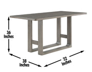 Steve Silver Toscana Gray Counter Table