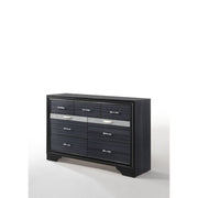 Acme Furniture Naima Black Dresser and Mirror