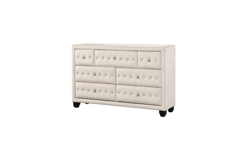Galaxy Home Sophia Cream 7 Drawer Dresser