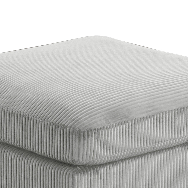 Galaxy Home Bentley Black Ottoman