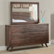 Steve Silver Pasco Cocoa Solid Wood Dresser And Mirror