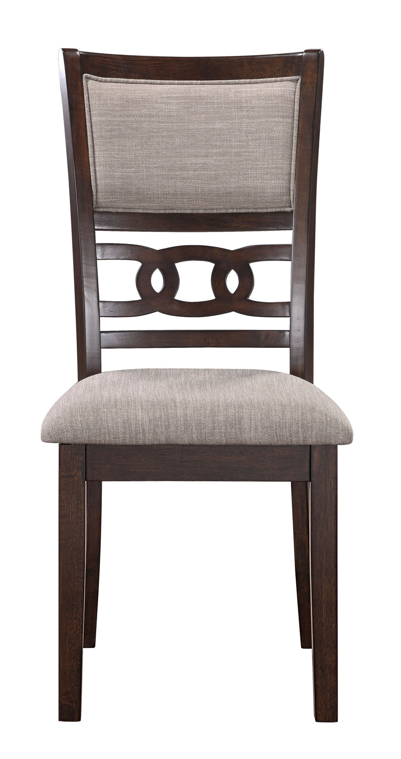 New Classic Furniture Gia Ebony 6pc Dining Room Set DT-4CH-BN