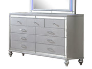 Galaxy Home Sterling Silver Wood Dresser