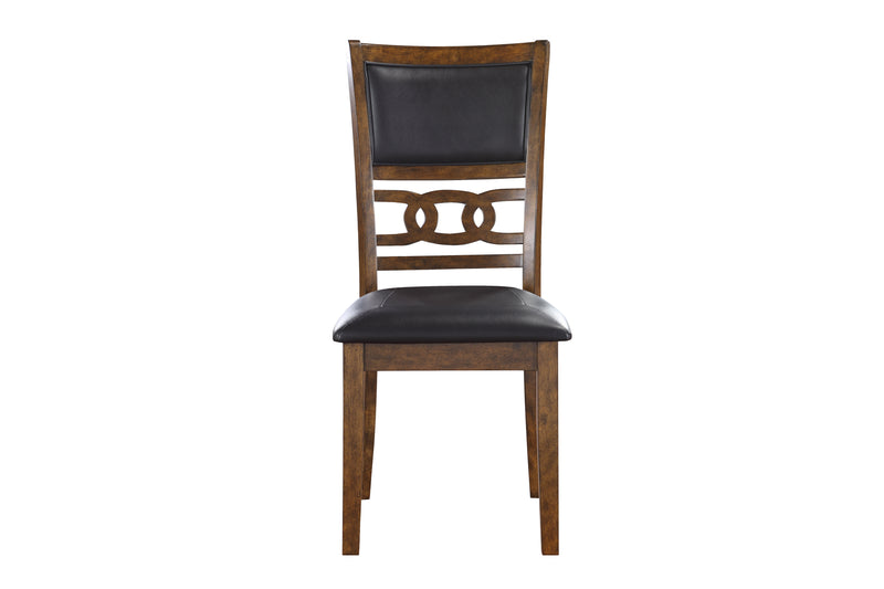 New Classic Furniture Gia Brown Round 5pc Dining Set