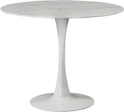 Meridian Furniture Tulip White 36 Inch Dining Table