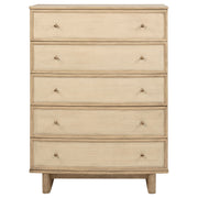 Coaster Furniture Kailani Beige Oak 5 Drawer Chest