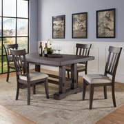Steve Silver Napa Dusty Espresso Brown 5pc Dining Set