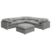 Coaster Furniture Raleigh Grey 6pc Sectional