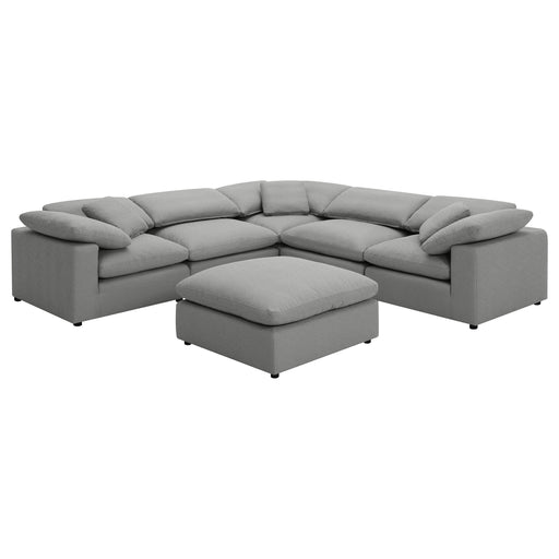 Coaster Furniture Raleigh Grey 6pc Sectional