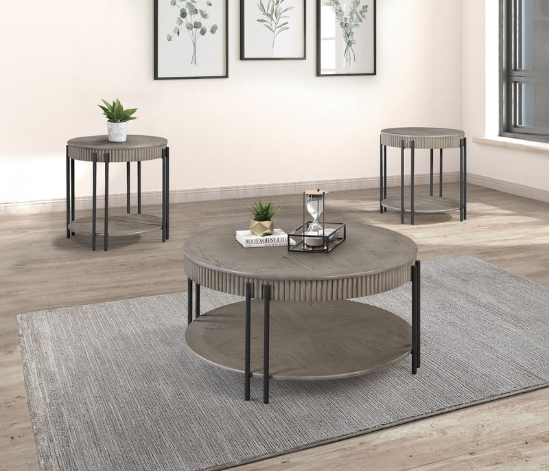 Crown Mark Providence 3pc Coffee Table Set