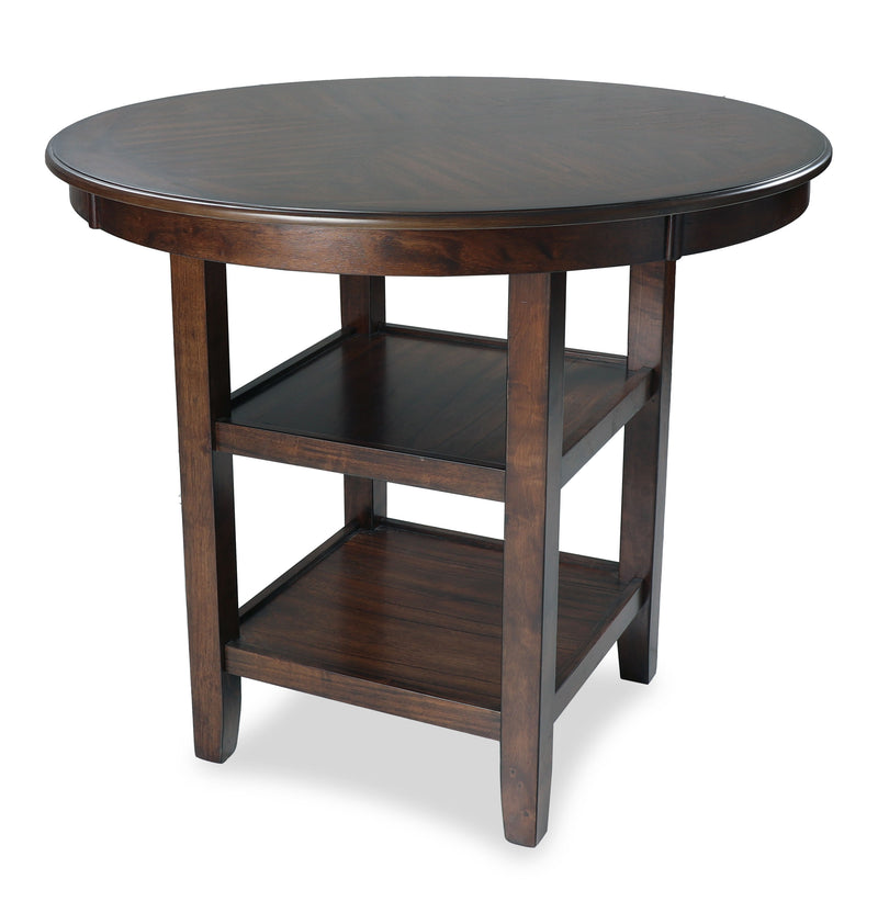 New Classic Furniture Mitchell Bisque Brown 5pc Counter Height Set