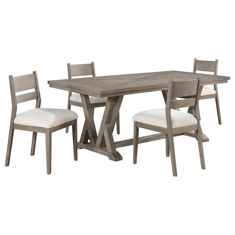Coaster Furniture Cornelia Coastal Grey 5pc Dining Room Set