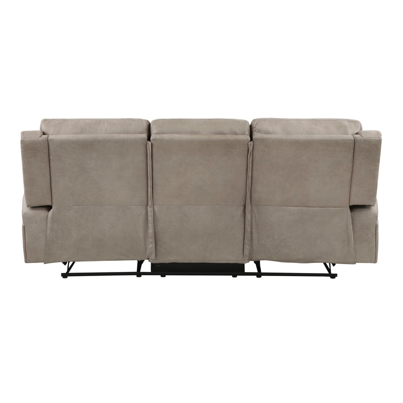 Home Elegance Pagosa Brown Double Reclining Sofa