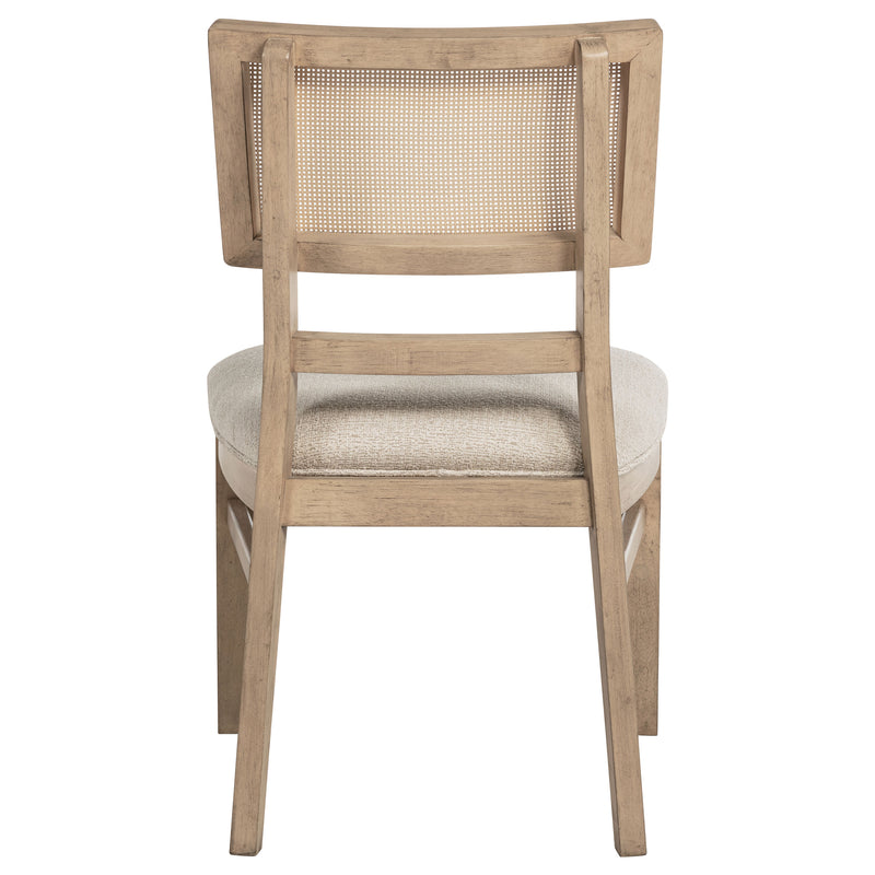 2 Coaster Furniture Kailani Beige Oak Dining Side Chairs
