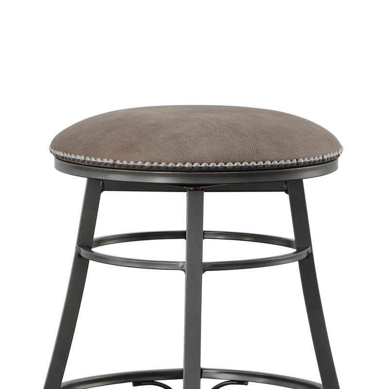 Steve Silver Bali Gray Backless Swivel Counter Stool