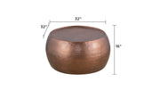 Galaxy Home 501 Gold Coffee Table
