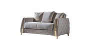 Galaxy Home Lust Taupe Sleeper Loveseat