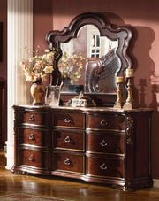 Galaxy Home Bella Dark Walnut Wood Dresser