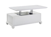 Steve Silver Charlestown White 3pc Coffee Table Set